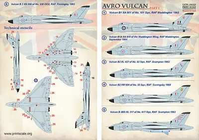 Print Scale 14423 1:144 Avro Vulcan B.2 Part 1 • £10.61