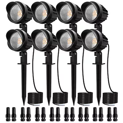 MEIKEE 7W Low Voltage Landscape Lights DC/AC 12V 24V LED Landscape Lighting... • $62.87