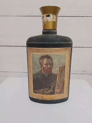 VTG Empty Vincent Van Gogh Self Portrait Jim Beam Whiskey Decanter Bottle 9.75  • $13.95