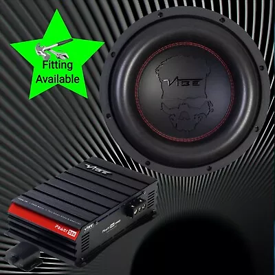 15  Subwoofer & Amplifier Package 1500W RMS Vibe Blackdeath • $621.03