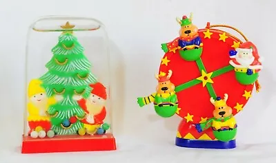 Vintage Christmas Water Toy & Rotating Ferris Wheel Christmas Ornament • $6.99