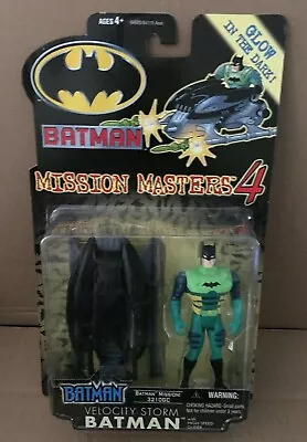 2001 Batman Mission Masters 4 Velocity Storm Batman Figure NEW IN PACKAGE • $19.99