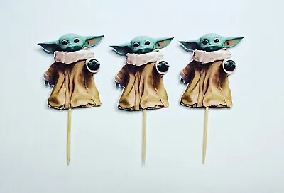 Star Wars Yoda Inspired Cupcake Toppers • £4.50