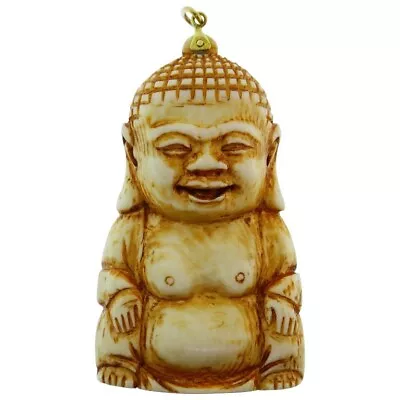 CARTIER Vintage 18k Yellow Gold & Bakelite Buddha Pendant Circa 1970s Rare • $5900