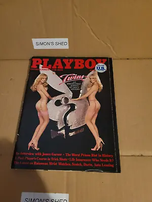 Vintage Playboy Magazine US Edition Mar 81.  Twin Sisters James Garner • $15