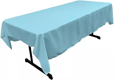 60  X 84  Tablecloth In Rectangular Polyester Tablecloth Wedding Event Party • $13.99