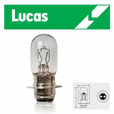 Lucas - 12v PX15d 35/35w - P3604 - Headlight Bulb Motorcycle - LLB1063 • £7.95