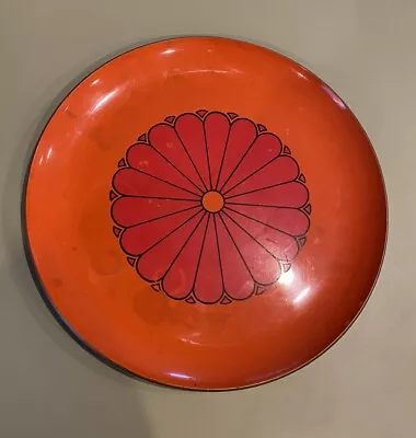 Vintage MCM CTO Japan Melamine Tray Flower Mad Men Atomic Barware • $35