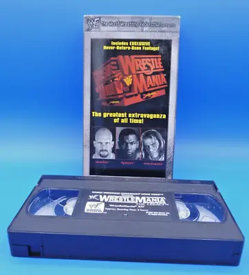 WWF Wrestlemania XIV 14 VHS Wrestling Video 1998 Austin/Michaels Mike Tyson OOP • $6.48