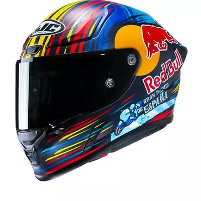 HJC RPHA 1 Jerez Red Bull Blue Red Full Face Helmet - New! Fast Shipping! • $892.01