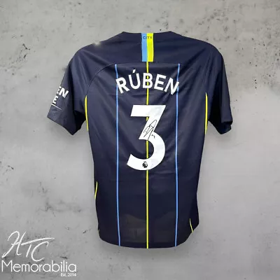 Ruben Dias Signed 18/19 Official Manchester City Away Football Shirt • £160