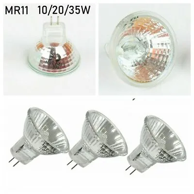 £4.59 • Buy 12V 10/20/35W 2Pcs Replace Spotlight Lamps Halogen Bulbs Downlight Spot MR11~ UK