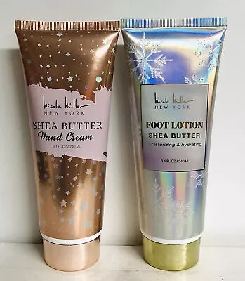 Nicole Miller ~ Foot Lotion & Hand Cream With Shea Butter 8.1 Fl Oz Each • $29.99