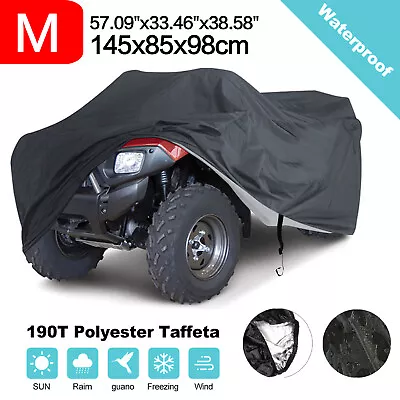 Waterproof ATV Quad Bike Cover Outdoor Storage Dust Anti-UV Protector 57.09 Inch • £11.99