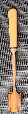 Antique Cheese Scoop Spoon 1834 J.Russel & Co. England • $75