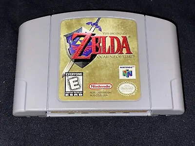 Legend Of Zelda Ocarina Of Time (Nintendo 64 1998)Cleaned Tested Authentic N64- • $44.19