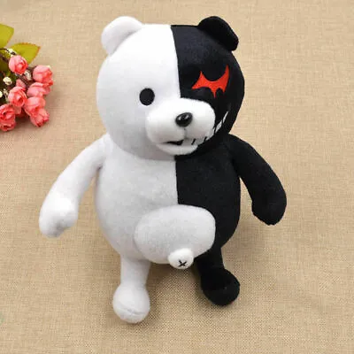 Dangan Ronpa Mono Kuma Monokuma White&Black Bear Doll Toy Soft Plush • $10.99