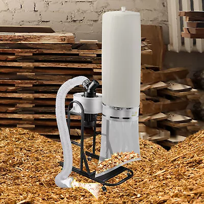 $262.98 • Buy VEVOR Vortex Dust Collector Woodworking Dust Collector 1.5HP 220V W/ Mobile Base
