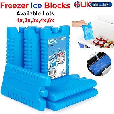 £3.19 • Buy Reusable Freezer Cool Blocks Ice Pack Cooler Bag Picnic Travel Lunch Box Slim UK