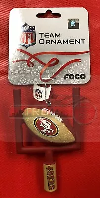 San Francisco 49ers NFL Goal Post Holiday Team Ornament • $17.99