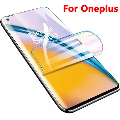 1-3 Pcs Hydrogel Film Screen Protector For Oneplus 11 10 10T Pro Protective Film • $5.60