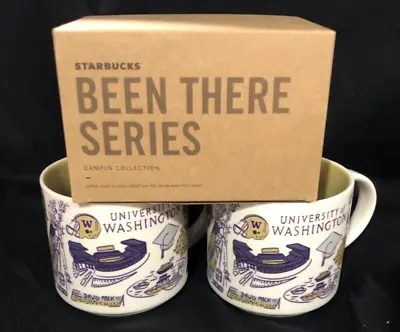 2 Starbucks University Of Washington Been There U Of W UW Huskies NCAA Mugs • $69.95