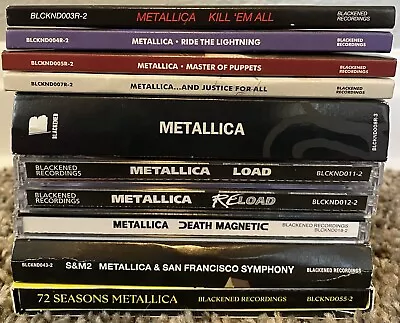 Metallica CD Lot Bundle Collection 10 Total! Kill Em All Ride The Lightning • $72