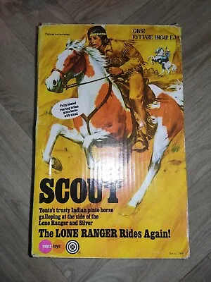 Vintage The Lone Ranger Rides Again Tonto's Horse SCOUT By Marx Boxed 1973 • £100
