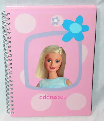 New Vintage 2001 Mattel Barbie  Addresses Book 6  X 8-1/2  • $9