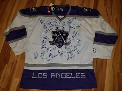 KINGS Vintage Team Signed Jersey PALFFY NORSTROM POTVIN FROLOV XL 9 • $149.99