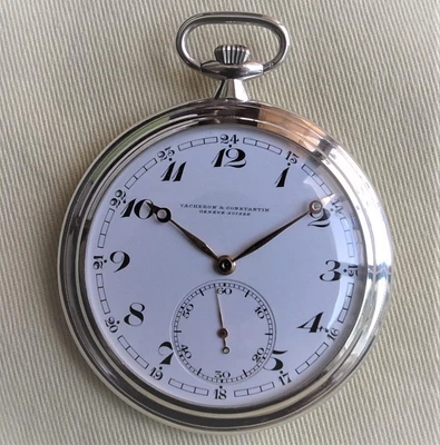 $2500 • Buy Vacheron Constantin Pocket Watch Overhauled Silver Rare Item Around 1900