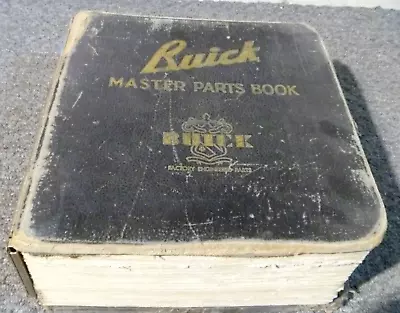 1936-1941 Buick 90 Limited Master Parts Catalog Manual 1937 1938 1939 1940 • $419.30