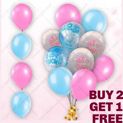 12  Latex Baby Shower Helium Balloons Birthday Decoration Party Quality Baloons • $12.60