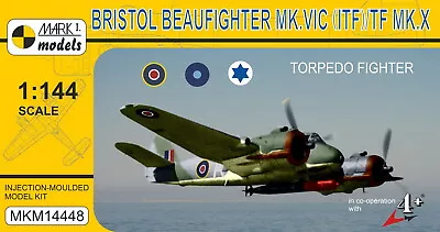 1/144 WW2 Fighter: Bristol Beaufighter Mk.VIc/TF MK.X  [RAF] #MKM14448 : MARK1 • $29.95