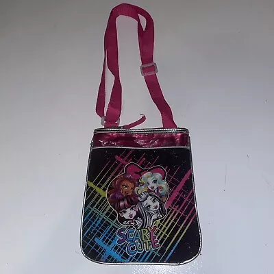 Monster High Scary Cute Crossbody Purse Bag Zip Top By Fast Forward • $9.99