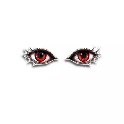 Eyeball Stickers Scary Bloody Female Eyes Decals Die Cut Full Set - Eyes ONLY • $4.99