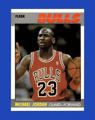 1987-88 Fleer Set-Break # 59 Michael Jordan NR-MINT (trimmed) *GMCARDS* • $179.50