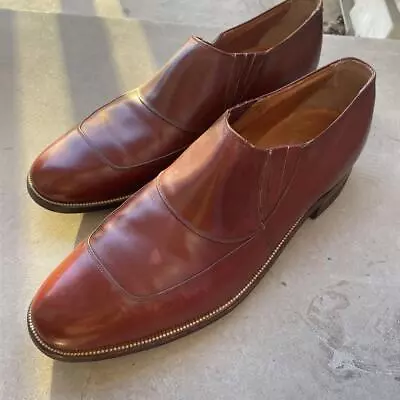 1950s VINTAGE Florsheim S-1280 The Clyde Leather Brown Loafer Slip-on 10B • $380