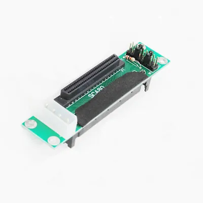 SCSI SCA 80pin To 68pin Female Ultra SCSI II/III LVD-SE Adapter SCSI 80-68 Card • $14.98