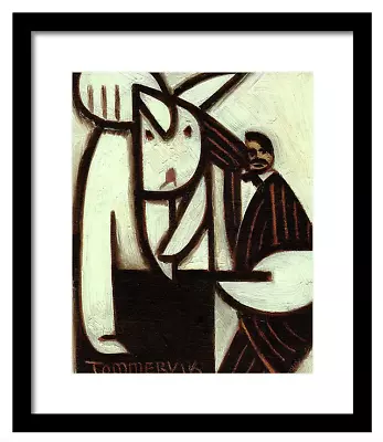 Vintage Magic Trick Rabbit Out Of Hat Magician Art For Sale By Artist Tommervik • $273