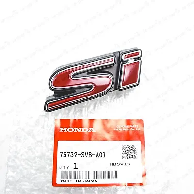 New Genuine OEM 06-08 Honda Civic Si Front Grille Emblem Badge 75732-SVB-A01 • $55