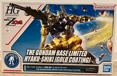 Hyaku Shiki Gold Coating 1/144 The Gundam Base Limited Bandai Plastic Model Kit • $59.80