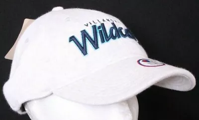 NEW Villanova University Wildcats White Chino Reverse Weave Hat Cap Adult OSFA • $23.98