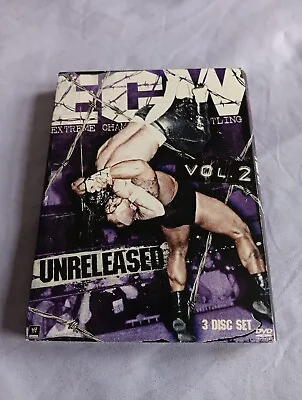 ECW UNRELEASED VOLUME 2 WWE Extreme Championship Wrestling 3-Disc DVD Set  • $21.59