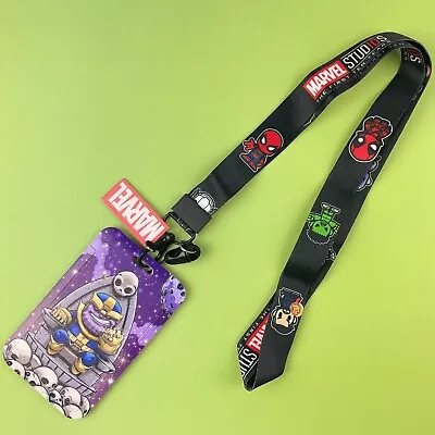 Thanos Keychain Lanyard Id Holder Brand New Cute Cartoon Version Usa Seller • $8.99