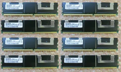 Original Dell 64Gb (8 X 8Gb Dimms) Memory Poweredge 1950 2950 2900 6950 R900 • $1193.62