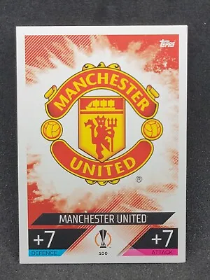 MANCHESTER UNITED TEAM BADGE 2022-23 Topps Match Attax UEFA League #100 S[2 • $1.47