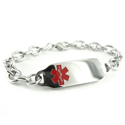 MyIDDr - Pre Engraved - MULTIPLE SCLEROSIS Medical Bracelet With Wallet Card • $34.99