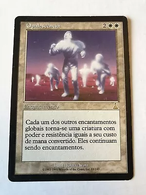 Opalescence Urza's Destiny LP-MP White Rare MTG Spanish Opalescencia • $9