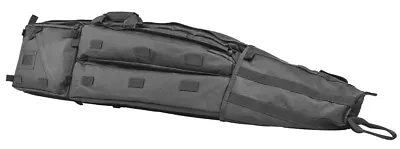 VISM Double Rifle Drag Bag 45  Rifle Range Case Shooting Hunting Tactical GRAY- • $103.90